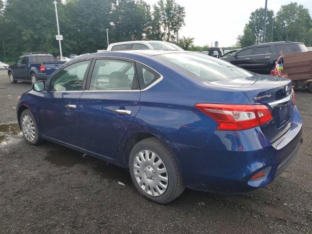 3N1AB7AP1HY262214 - 2017 NISSAN SENTRA S BLUE photo 2