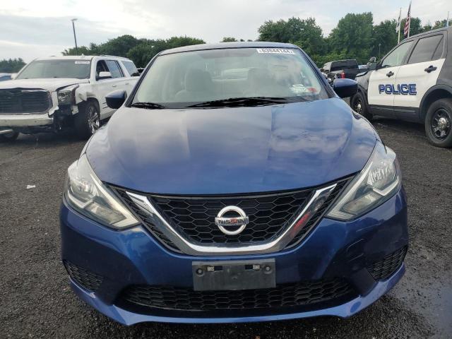 3N1AB7AP1HY262214 - 2017 NISSAN SENTRA S BLUE photo 5