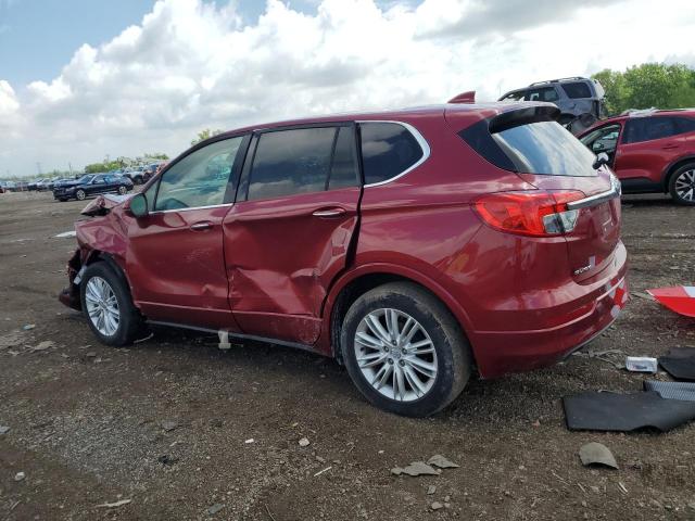 LRBFXASA0HD148685 - 2017 BUICK ENVISION PREFERRED MAROON photo 2