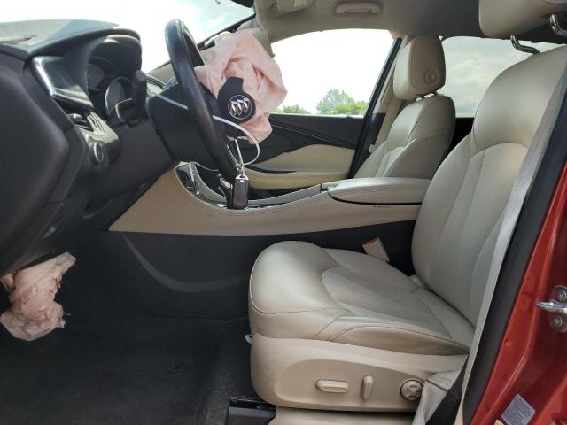 LRBFXASA0HD148685 - 2017 BUICK ENVISION PREFERRED MAROON photo 7