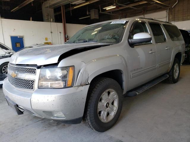 1GNSKJE39BR183688 - 2011 CHEVROLET SUBURBAN K1500 LT SILVER photo 1