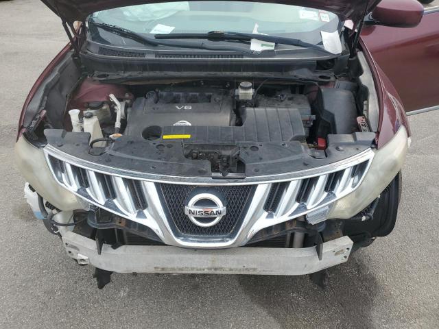 JN8AZ1MW0AW135304 - 2010 NISSAN MURANO S RED photo 12