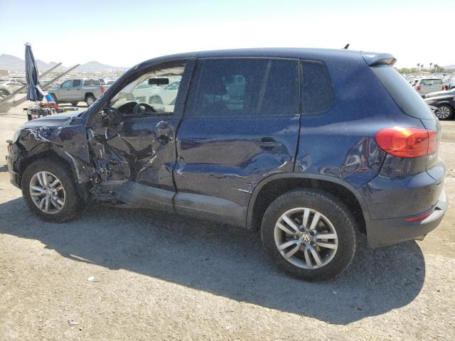 WVGAV7AX7DW539644 - 2013 VOLKSWAGEN TIGUAN S BLUE photo 2