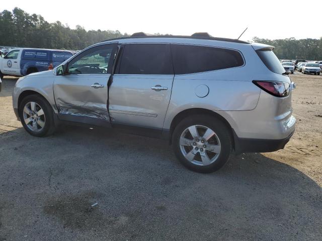 1GNKRJKD1FJ352874 - 2015 CHEVROLET TRAVERSE LTZ SILVER photo 2