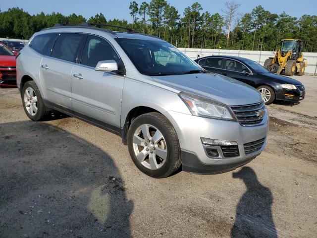 1GNKRJKD1FJ352874 - 2015 CHEVROLET TRAVERSE LTZ SILVER photo 4