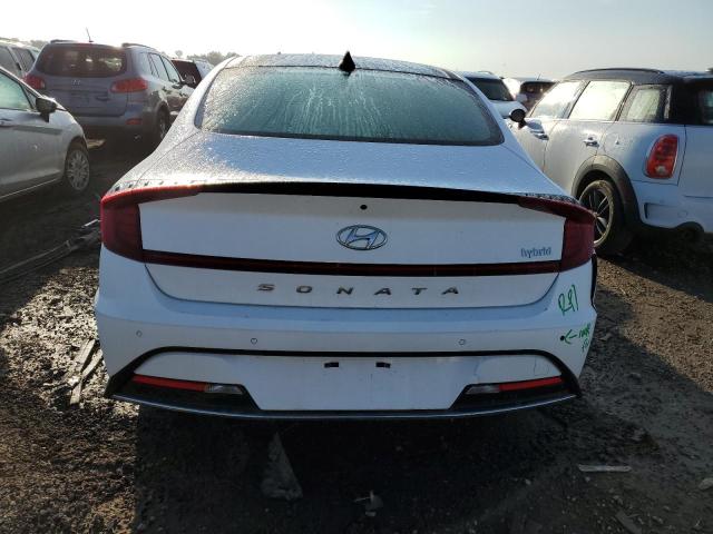 KMHL54JJ2PA057765 - 2023 HYUNDAI SONATA HYBRID WHITE photo 6