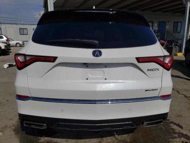 5J8YE1H85PL011056 - 2023 ACURA MDX ADVANCE WHITE photo 6