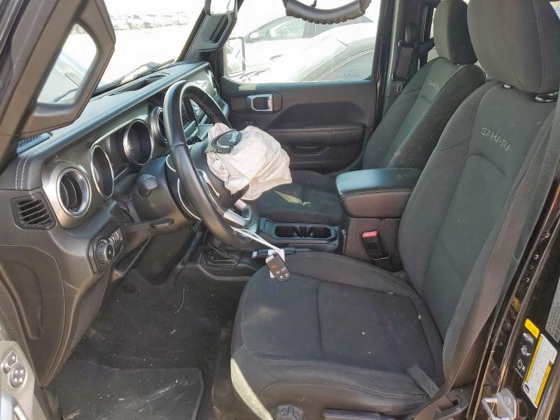 1C4HJXEN7MW536136 - 2021 JEEP WRANGLER UNLIMITED SAHARA BLACK photo 7