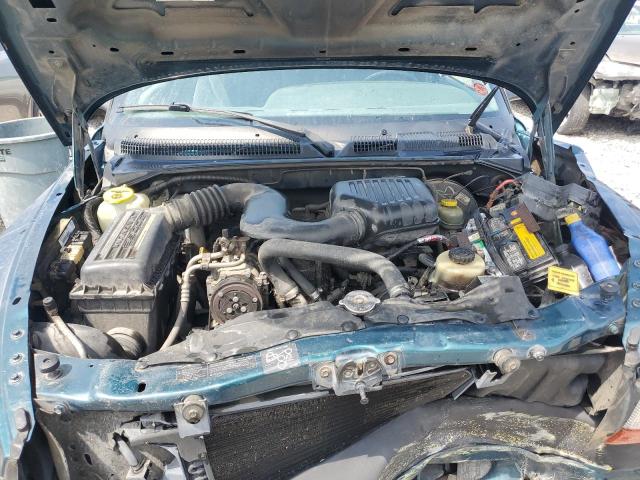 1B7FL26P4WS723414 - 1998 DODGE DAKOTA GREEN photo 11