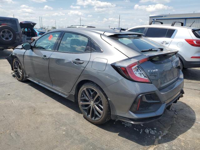 SHHFK7H95MU200653 - 2021 HONDA CIVIC SPORT TOURING CHARCOAL photo 2