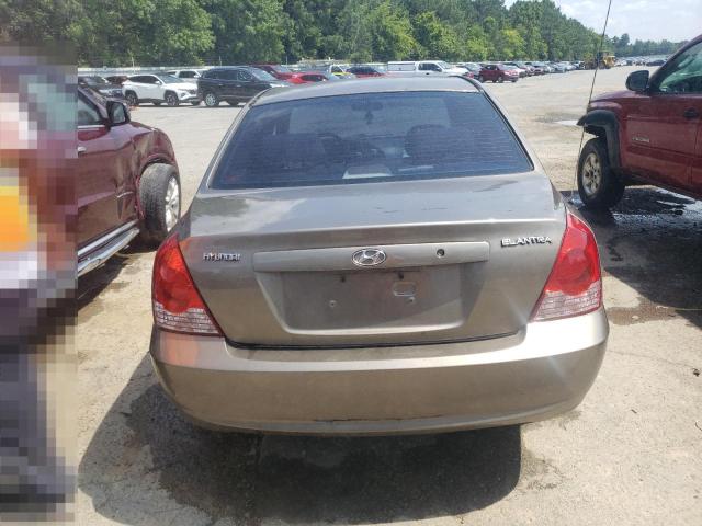 KMHDN46D66U253793 - 2006 HYUNDAI ELANTRA GLS BROWN photo 6