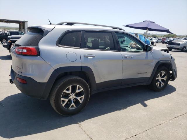 1C4PJMBS5EW185751 - 2014 JEEP CHEROKEE TRAILHAWK SILVER photo 3