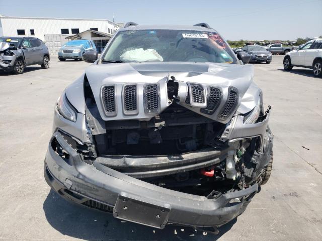 1C4PJMBS5EW185751 - 2014 JEEP CHEROKEE TRAILHAWK SILVER photo 5