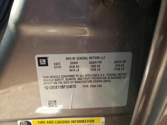 1G1ZE5E11BF124679 - 2011 CHEVROLET MALIBU LTZ Boz foto 12