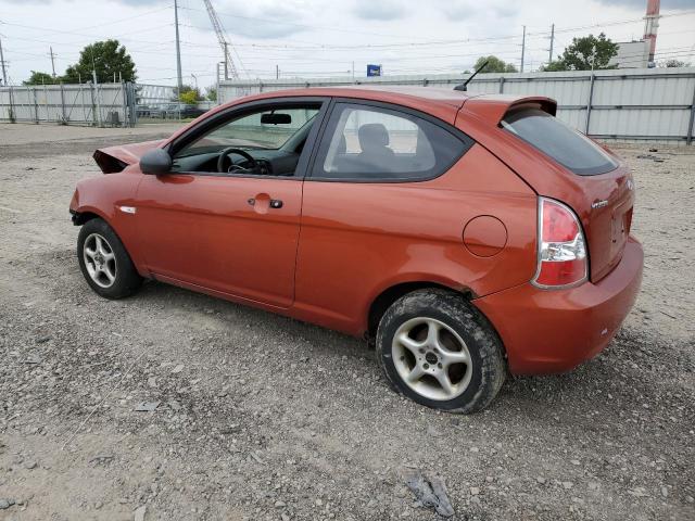 KMHCM36C68U071126 - 2008 HYUNDAI ACCENT GS ORANGE photo 2