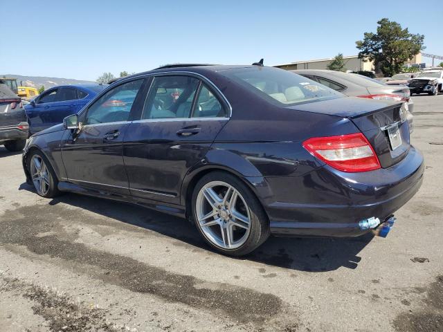 WDDGF5EB8BF632903 - 2011 MERCEDES-BENZ C 300 BLUE photo 2