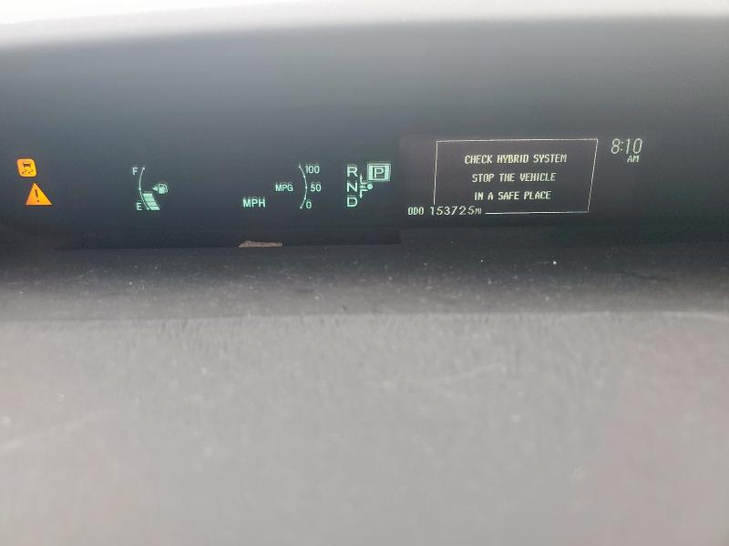 JTDKN3DU5D1630962 - 2013 TOYOTA PRIUS CHARCOAL photo 9