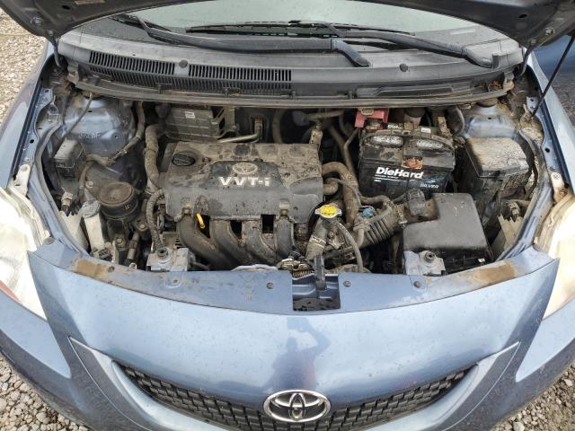 JTDBT903891346190 - 2009 TOYOTA YARIS BLUE photo 11