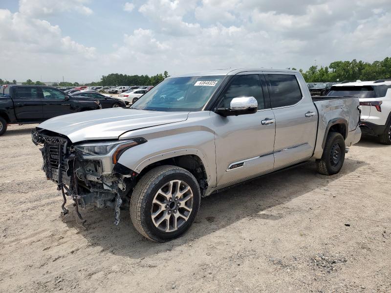 5TFMA5AB6PX026745 - 2023 TOYOTA TUNDRA CREWMAX PLATINUM GRAY photo 1
