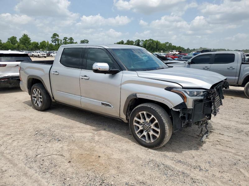 5TFMA5AB6PX026745 - 2023 TOYOTA TUNDRA CREWMAX PLATINUM GRAY photo 4