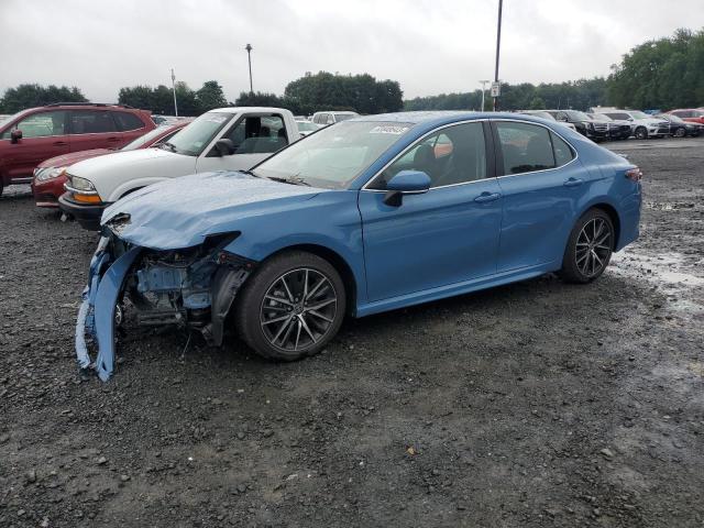 4T1G11AK5PU135555 - 2023 TOYOTA CAMRY SE NIGHT SHADE BLUE photo 1
