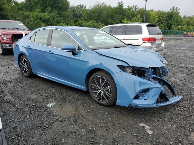 4T1G11AK5PU135555 - 2023 TOYOTA CAMRY SE NIGHT SHADE BLUE photo 4