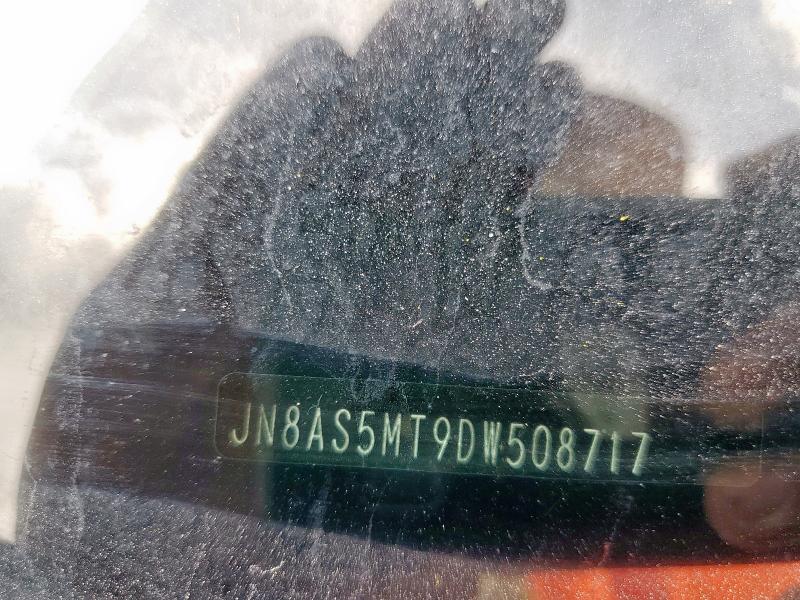 JN8AS5MT9DW508717 - 2013 NISSAN ROGUE S 黑色 照片 12