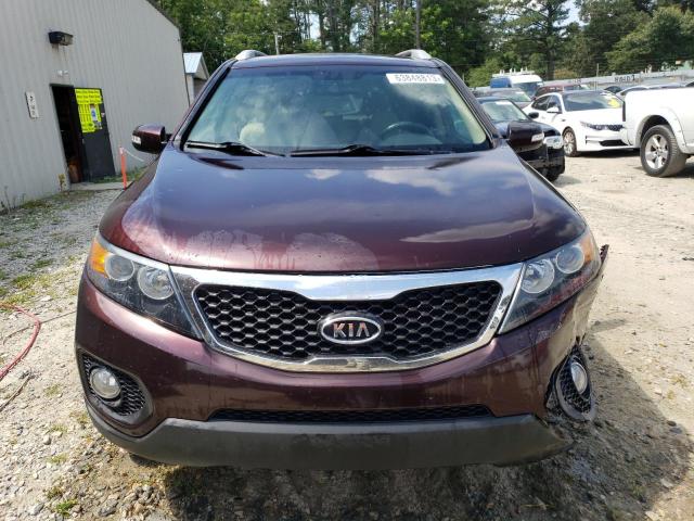 5XYKTDA60DG376918 - 2013 KIA SORENTO LX BURGUNDY photo 5