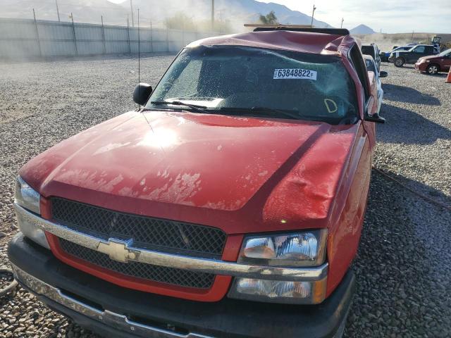 1GCEC14X13Z321782 - 2003 CHEVROLET SILVERADO RED photo 9