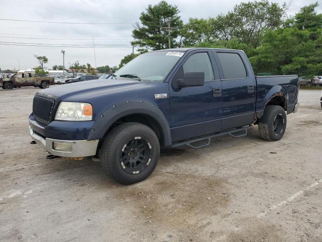 1FTRW14W45KE84230 - 2005 FORD F150 SUPERCREW BLUE photo 1