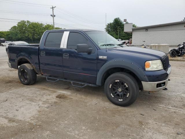 1FTRW14W45KE84230 - 2005 FORD F150 SUPERCREW BLUE photo 4