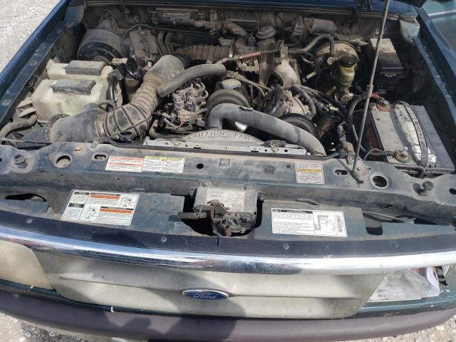 1FTCR10A4TTA70038 - 1996 FORD RANGER GREEN photo 11