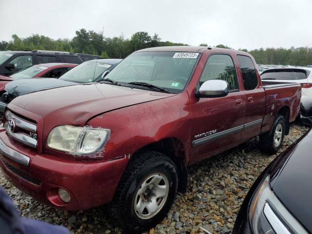 5TBBT44123S347365 - 2003 TOYOTA TUNDRA ACCESS CAB SR5 RED photo 1