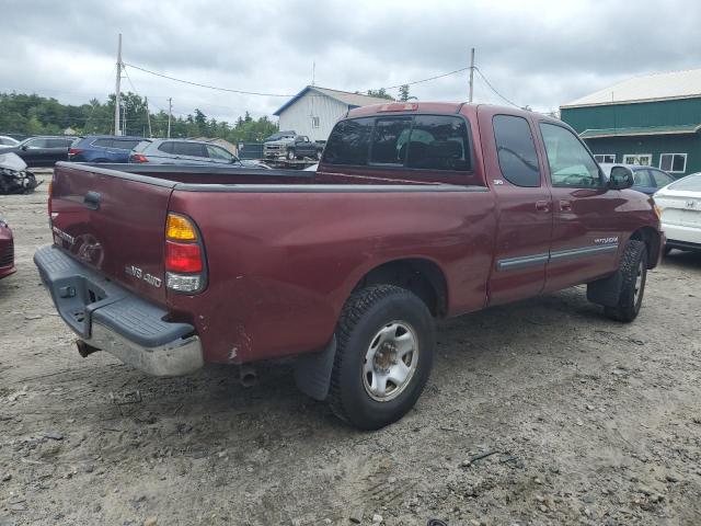 5TBBT44123S347365 - 2003 TOYOTA TUNDRA ACCESS CAB SR5 RED photo 3