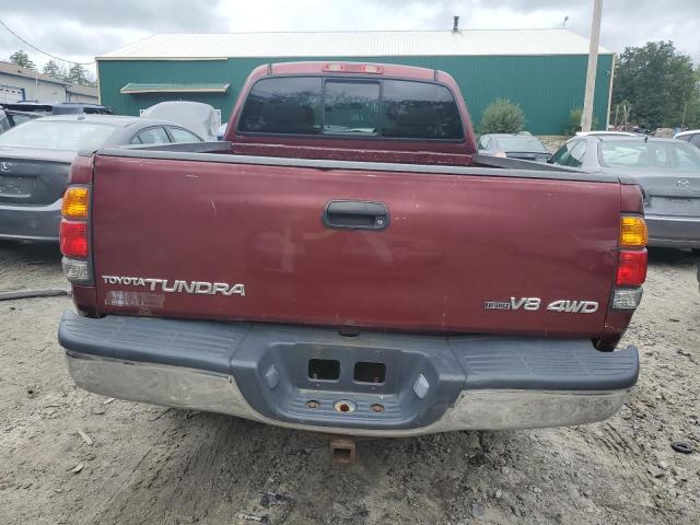 5TBBT44123S347365 - 2003 TOYOTA TUNDRA ACCESS CAB SR5 RED photo 6
