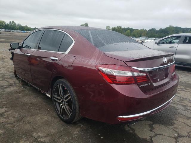 1HGCR2F52HA029718 - 2017 HONDA ACCORD SPORT 勃艮第红 照片 2