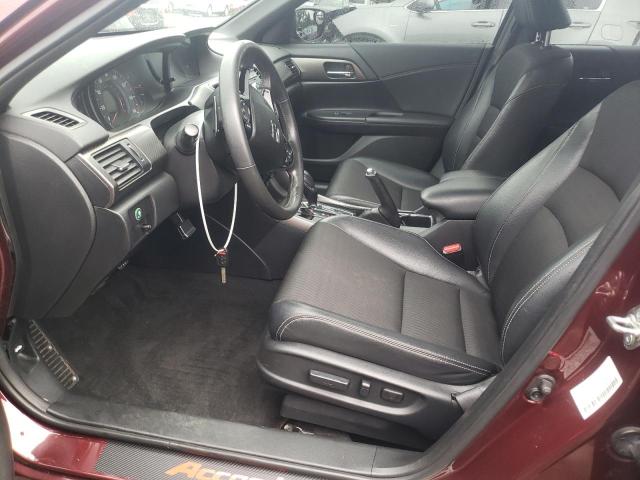 1HGCR2F52HA029718 - 2017 HONDA ACCORD SPORT 勃艮第红 照片 7