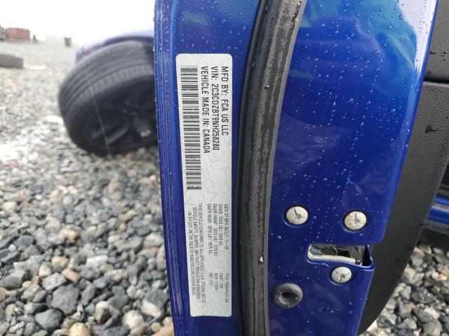 2C3CDZBT9NH258280 - 2022 DODGE CHALLENGER R/T 蓝色 照片 13