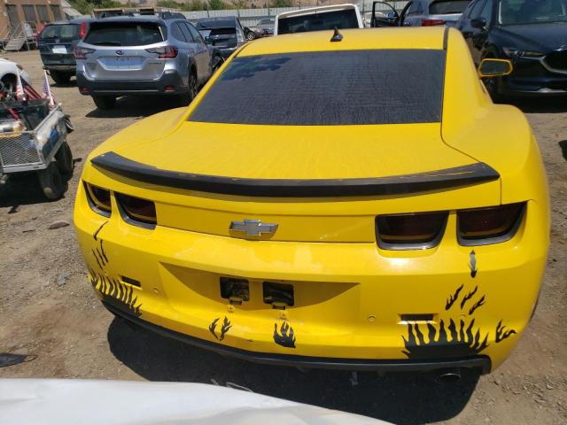 2G1FC1E31C9100685 - 2012 CHEVROLET CAMARO LT YELLOW photo 6