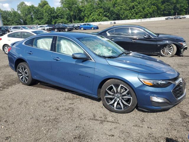 1G1ZG5ST2SF150711 - 2025 CHEVROLET MALIBU RS BLUE photo 4