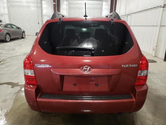 KM8JM12B89U128338 - 2009 HYUNDAI TUCSON GLS MAROON photo 6