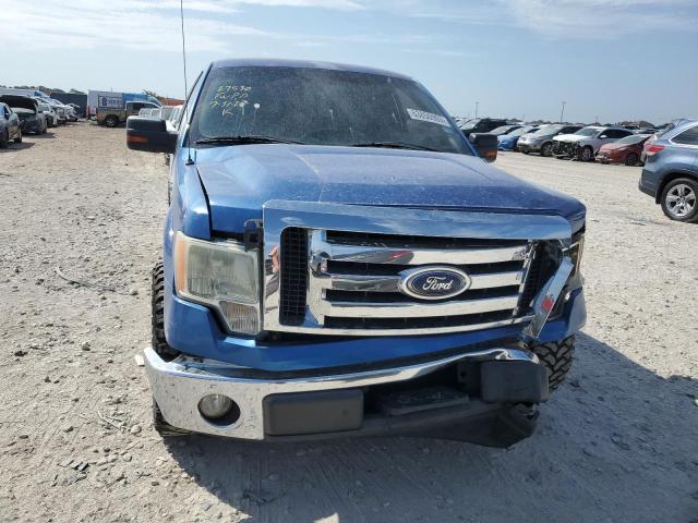 1FTFW1CV6AKE09101 - 2010 FORD F150 SUPERCREW BLUE photo 5