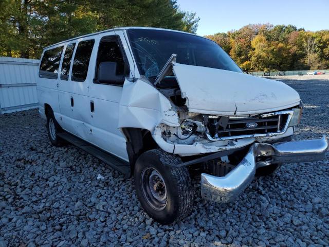 1FMNE11L97DA19876 - 2007 FORD ECONOLINE E150 WAGON WHITE photo 1