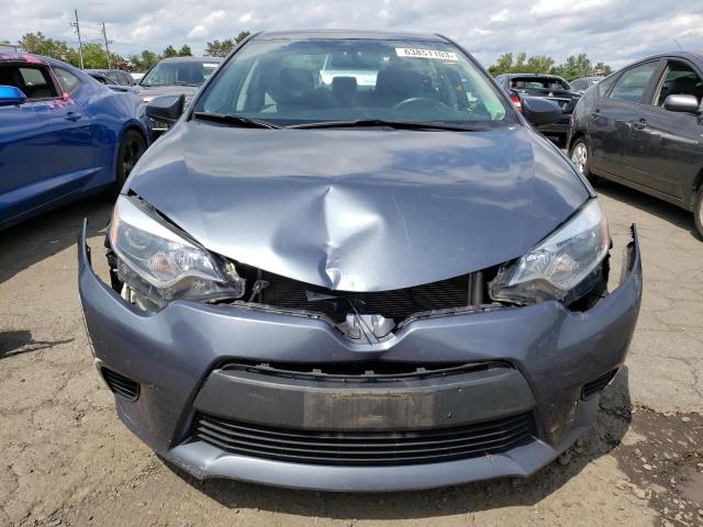 2T1BPRHE3EC087401 - 2014 TOYOTA COROLLA ECO GRAY photo 5