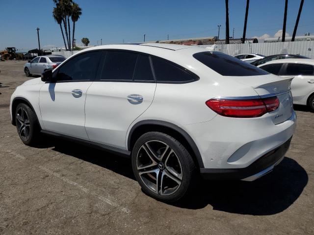 4JGED6EB5HA062230 - 2017 MERCEDES-BENZ GLE COUPE 43 AMG WHITE photo 2