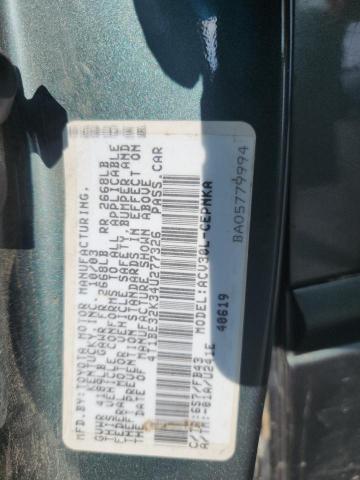 4T1BE32K34U277326 - 2004 TOYOTA CAMRY LE GREEN photo 12