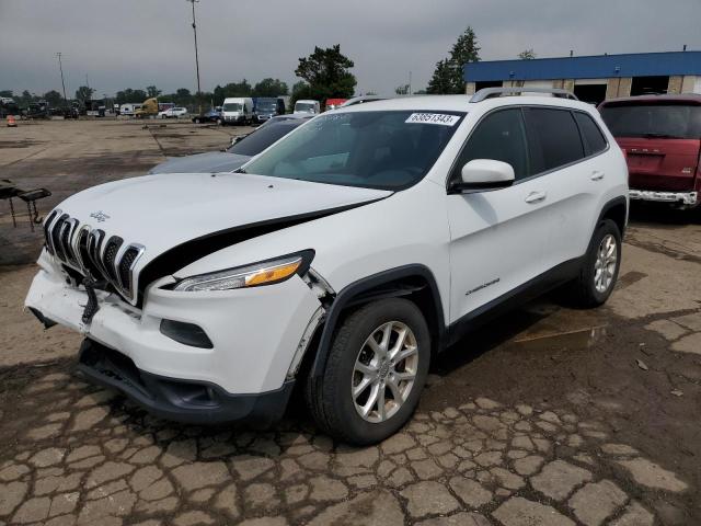 1C4PJMCB2EW185785 - 2014 JEEP CHEROKEE LATITUDE WHITE photo 1