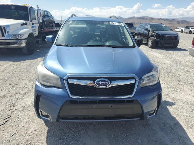 JF2SJGUC2FH567597 - 2015 SUBARU FORESTER 2.0XT TOURING BLUE photo 5