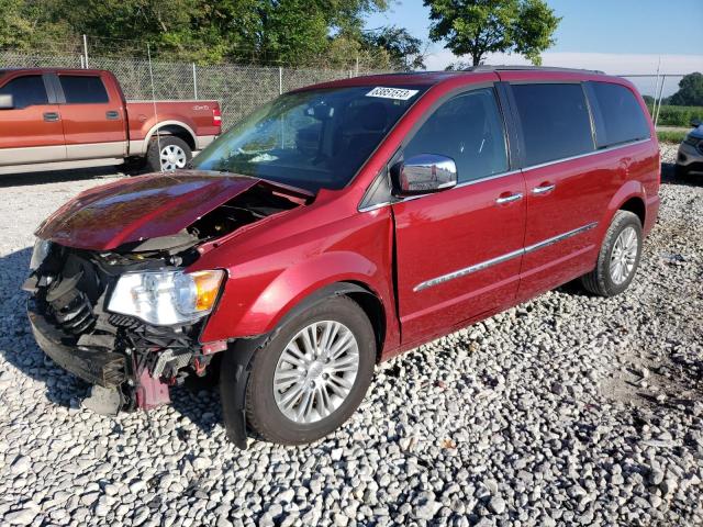 2C4RC1CG7GR304942 - 2016 CHRYSLER TOWN & COU TOURING L RED photo 1