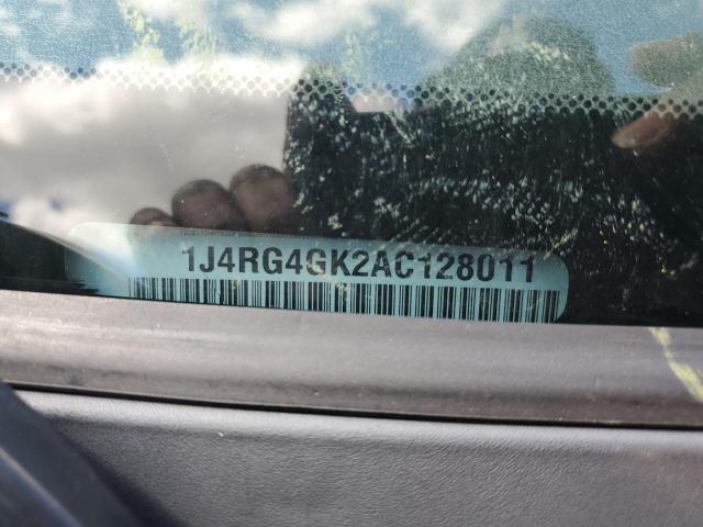 1J4RG4GK2AC128011 - 2010 JEEP COMMANDER- SPORT Schwarz Foto 13